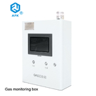 AFK Real Time Gas Monitoring Box PLC touch screen Audible / visual alarm for 16 channels