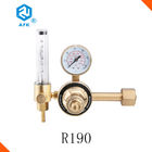 R190 Brass Pressure Regulator With Argon Flowmeter Inlet Connection G5/8" - RH