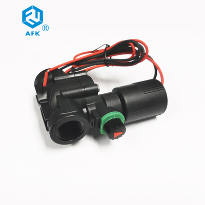 AFK 050D 10bar Nylon Water Irrigation Solenoid Valve DC Latching 1 / 2 Inch BSP Connection