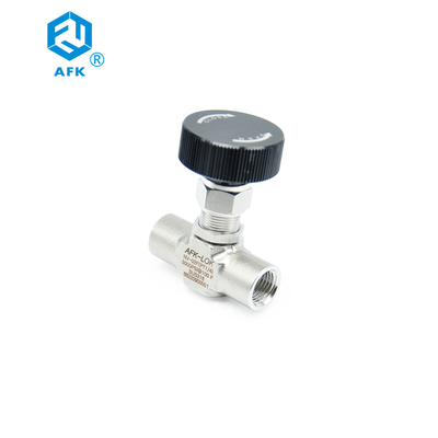 AFK High Pressure 3000psi Stainless Steel Needle Valve Two Way 1/8 1/4 3/8 1/2 Inch