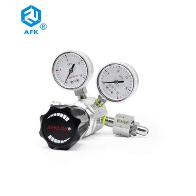 AFK High Pressure Stainless Steel Pressure Regulator Precision 25Mpa For Nitrous Oxide