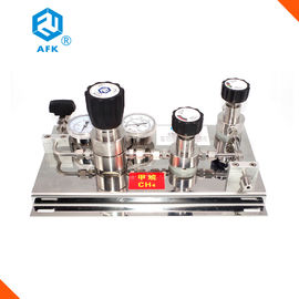 High Pressure Gas Control Panel With Diaphragm , 3000Psig Oxygen Control Panel