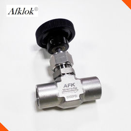 High Temp Durable Stainless Steel Ball Valve With Flow Meter 3/8 NPT Structure