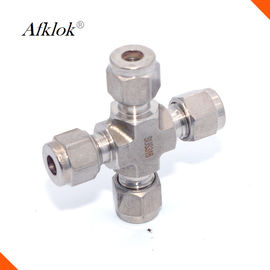 Stainless Steel Cross Pipe 316 1/4 Pipe Fittings Union Connector