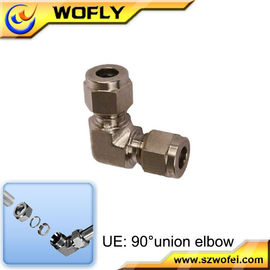 Oil And Gas Stainless Steel Tube Fittings Forged Elbow Structure Head Code Hexagon