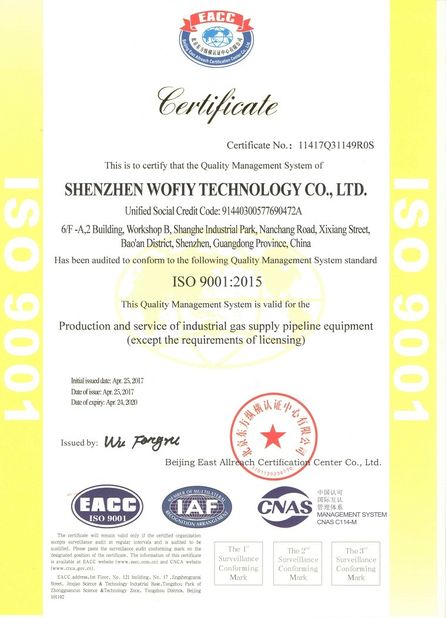 КИТАЙ Shenzhen Wofly Technology Co., Ltd. Сертификаты